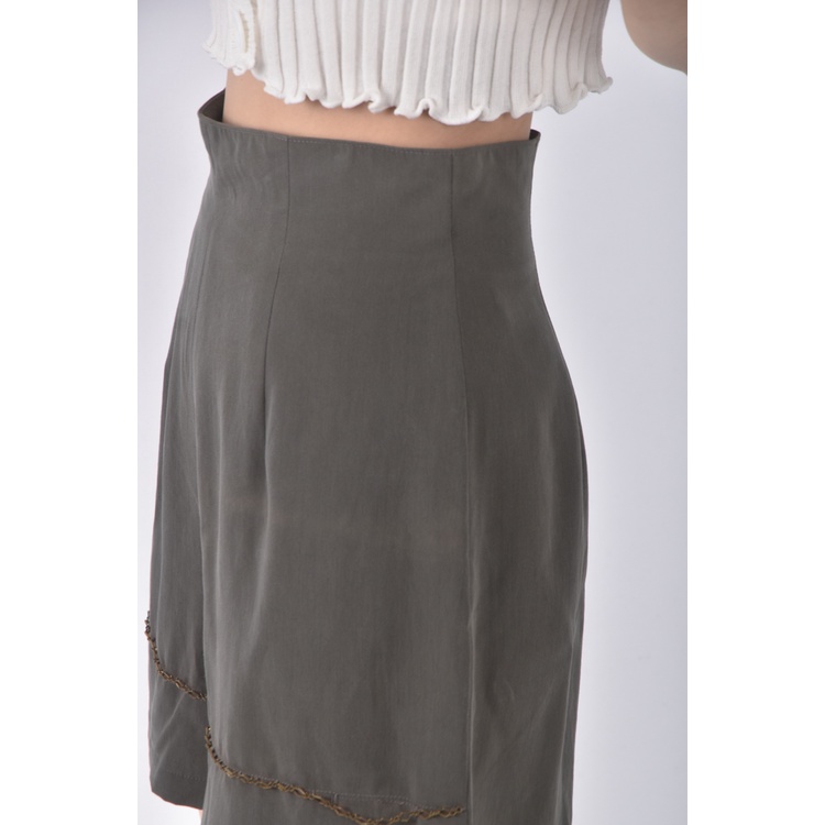 (S) 高腰綠色短褲二手衣, , large