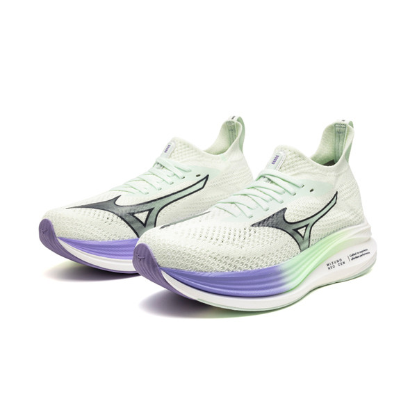 Mizuno Neo Zen 女 慢跑鞋 彈力 支撐 緩震 美津濃 綠 紫 [J1GD258621], , large