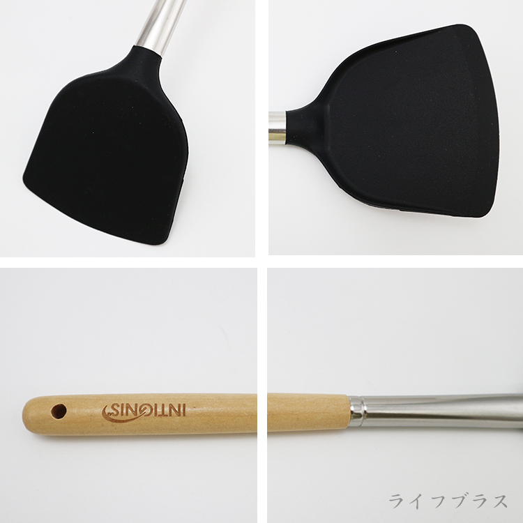 INTIGNIS不沾鍋矽膠煎鏟-2支, , large