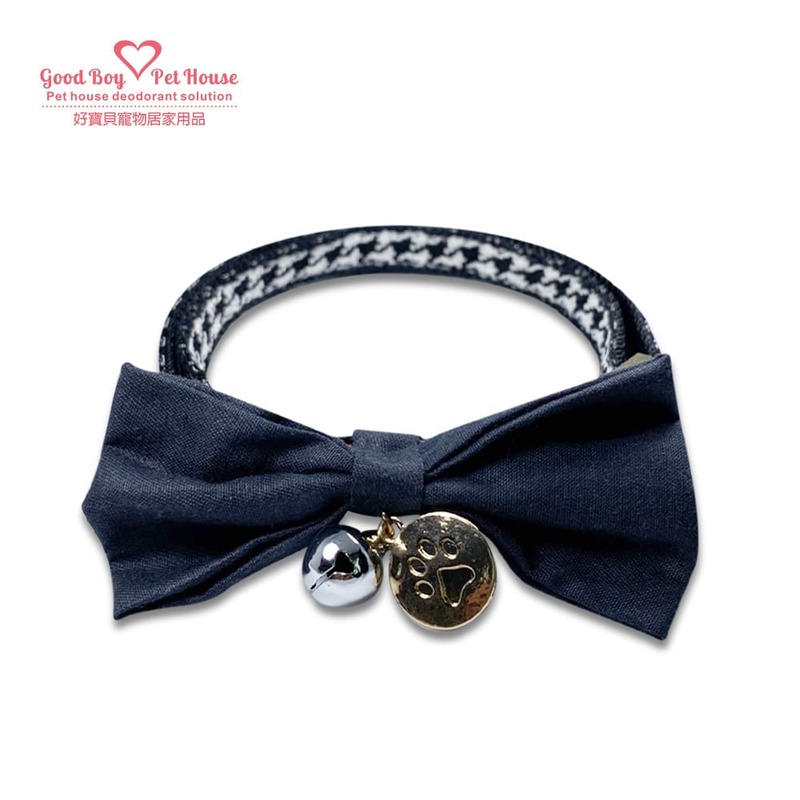 [GBPH好寶貝] Fashion J.系列 千鳥格黑丹尼爾寵物項圈 L-28~40cm, , large