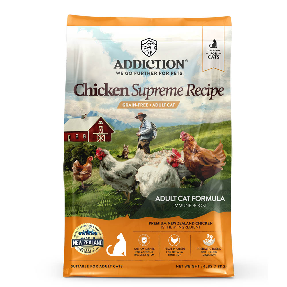 【拉拉寵物小舖】ADDICTION 自然癮食 貓飼料