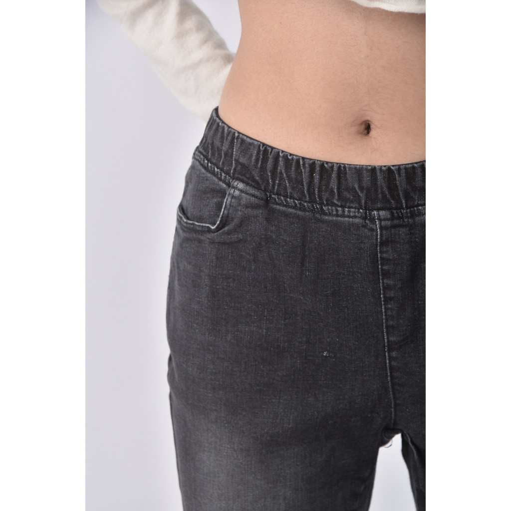 (2XL) 緊身黑色長褲二手衣, , large