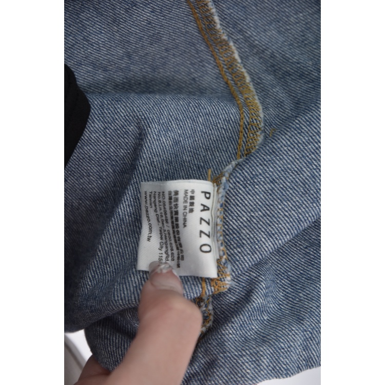 (S) pazzo丹寧牛仔純棉藍色外套二手衣, , large