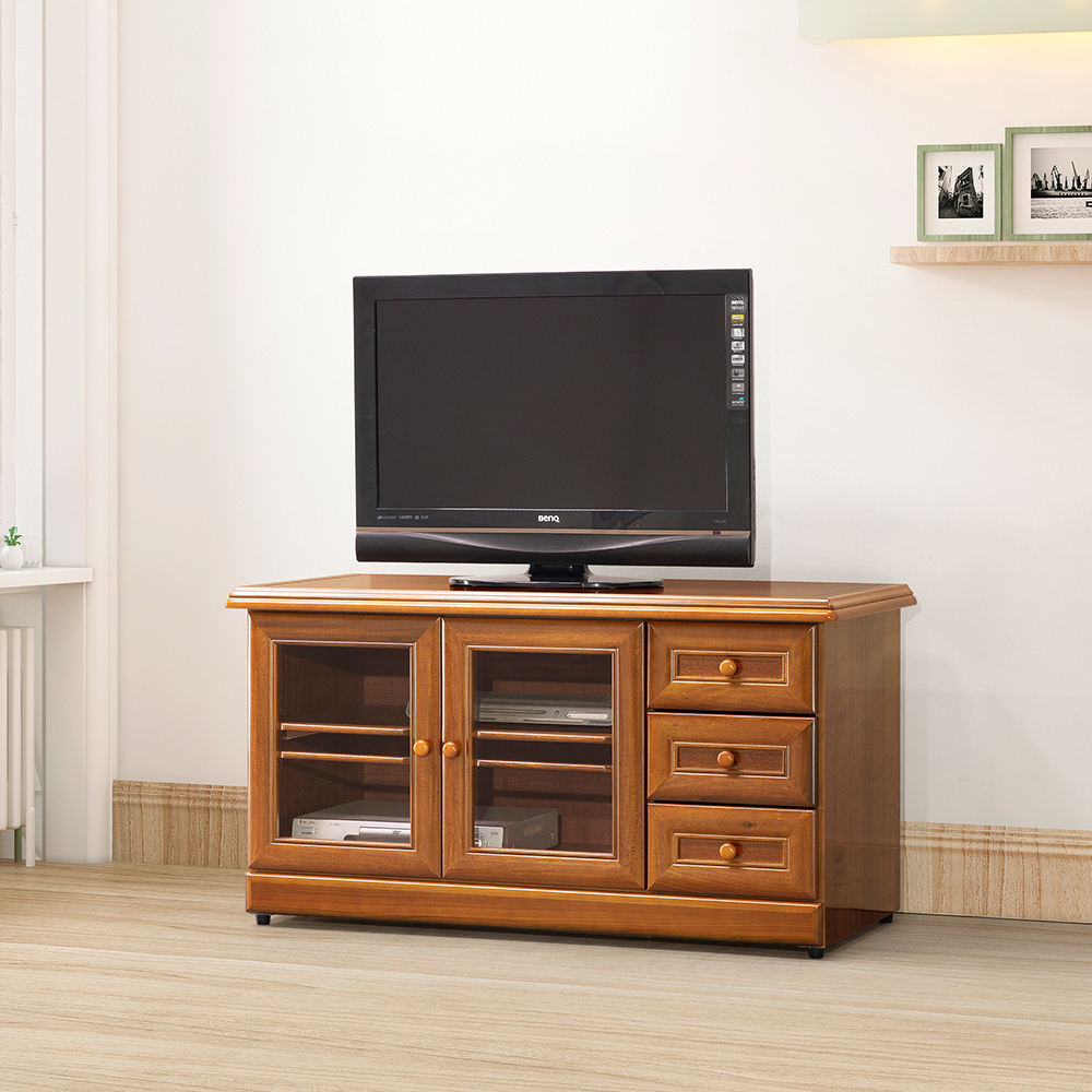 【唯熙傢俱】奧莉薇樟木色4尺電視櫃, , large