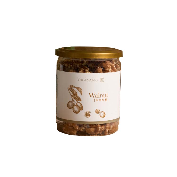 [日進生技]O卡桑低溫烘焙 | 原味核桃(170g±5%/罐), , large