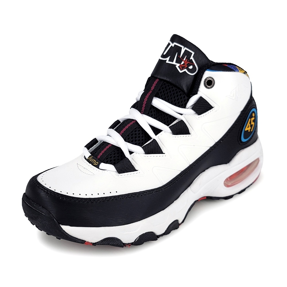 JUMP將門 高筒氣墊籃球男鞋 男運動鞋 籃球鞋 氣墊鞋 MIT台灣製造 輕量 透氣 抗菌 防臭 耐磨 止滑 白黑 黑, , large