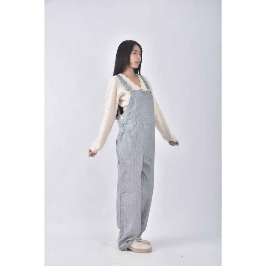 (F) 口袋黑色長褲二手衣, , large