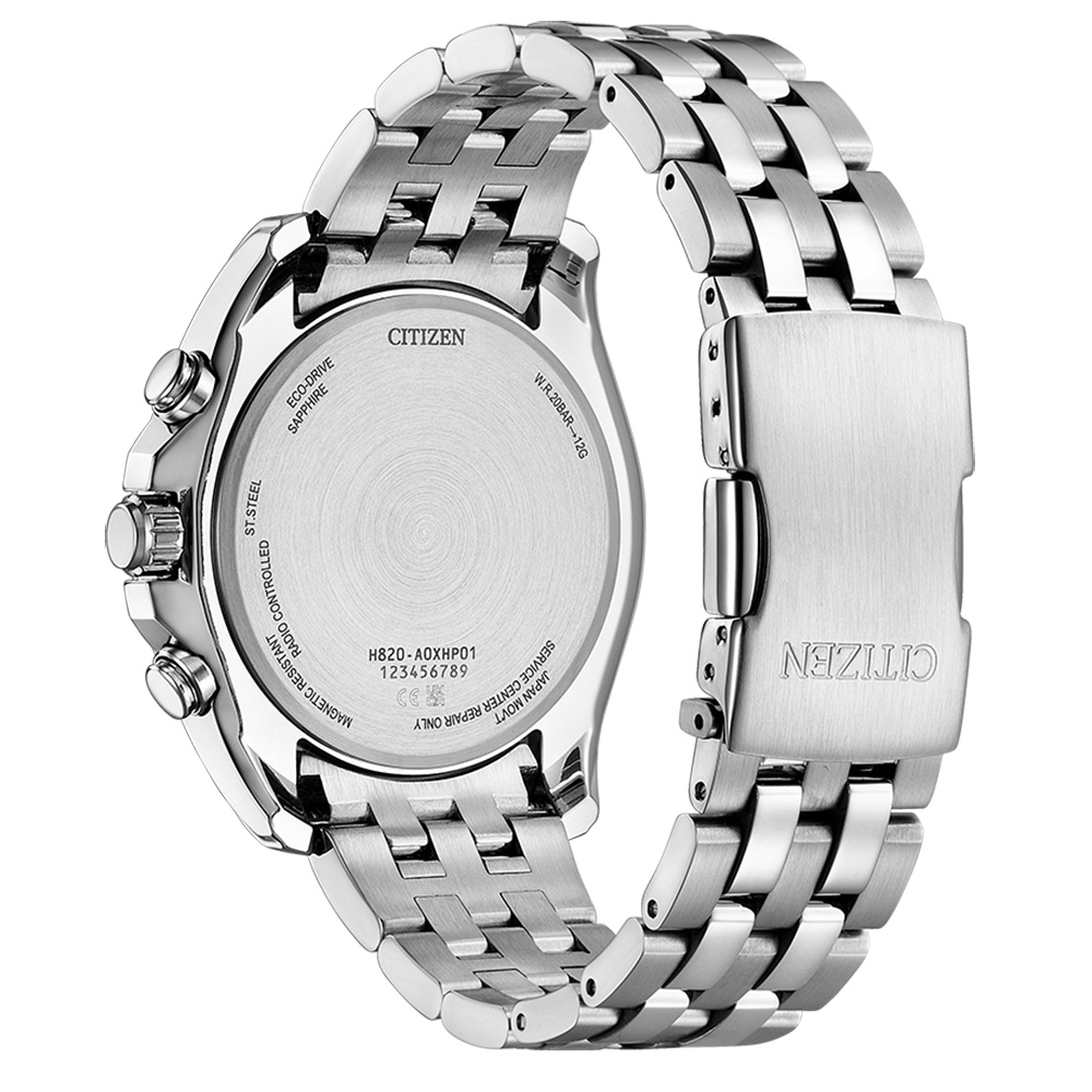CITIZEN 星辰 亞洲限定款 光動能萬年曆電波手錶 AT9120-89L, , large