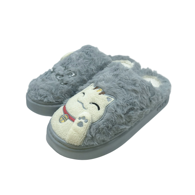 A032幸運貓絨毛拖, , large