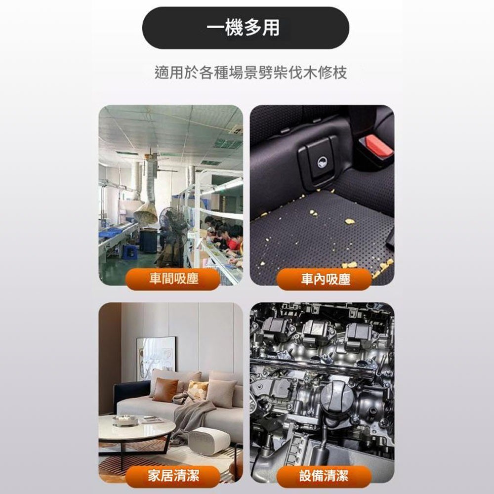 鋰電無刷吹塵槍+5節電池+1充, , large