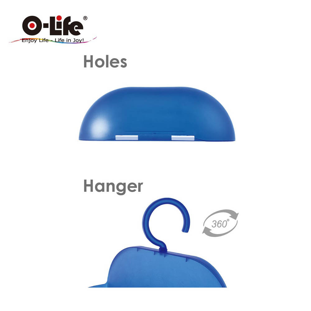[O-Life] Rotating hook drain storage box 3 sets - grey model, , large