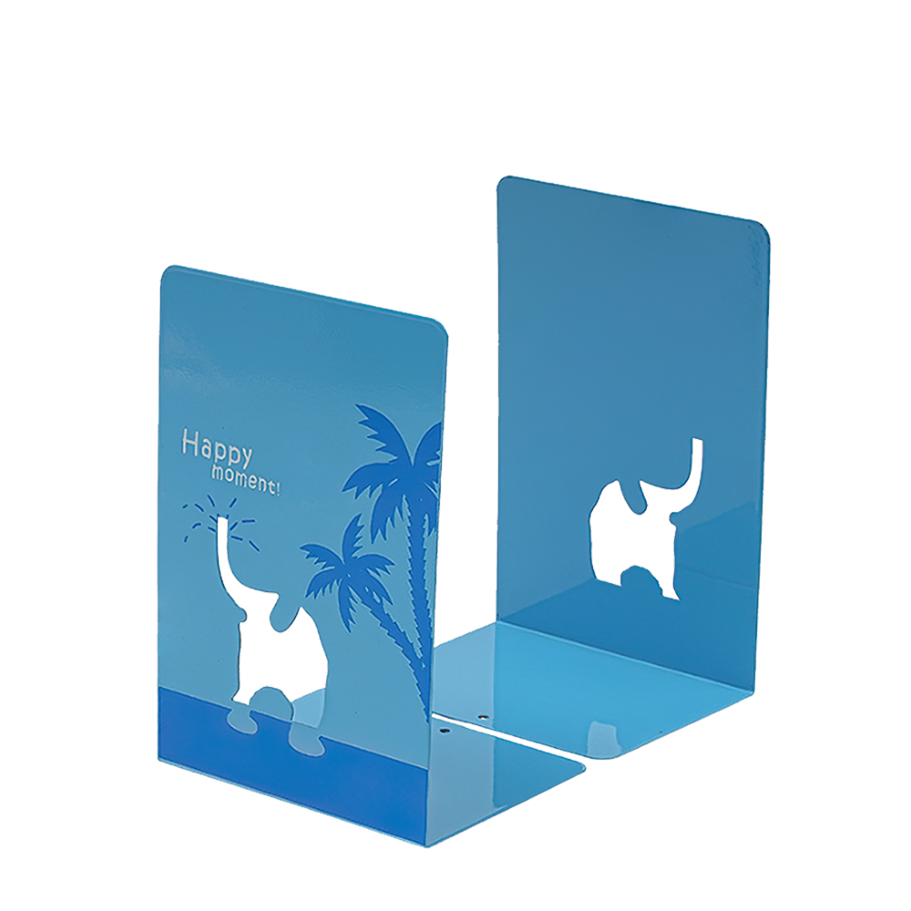 【上手家居】造型L型書架 2入組 海灘象(書擋/桌上收納/桌上書架/造型書架/書擋架/書立), , large