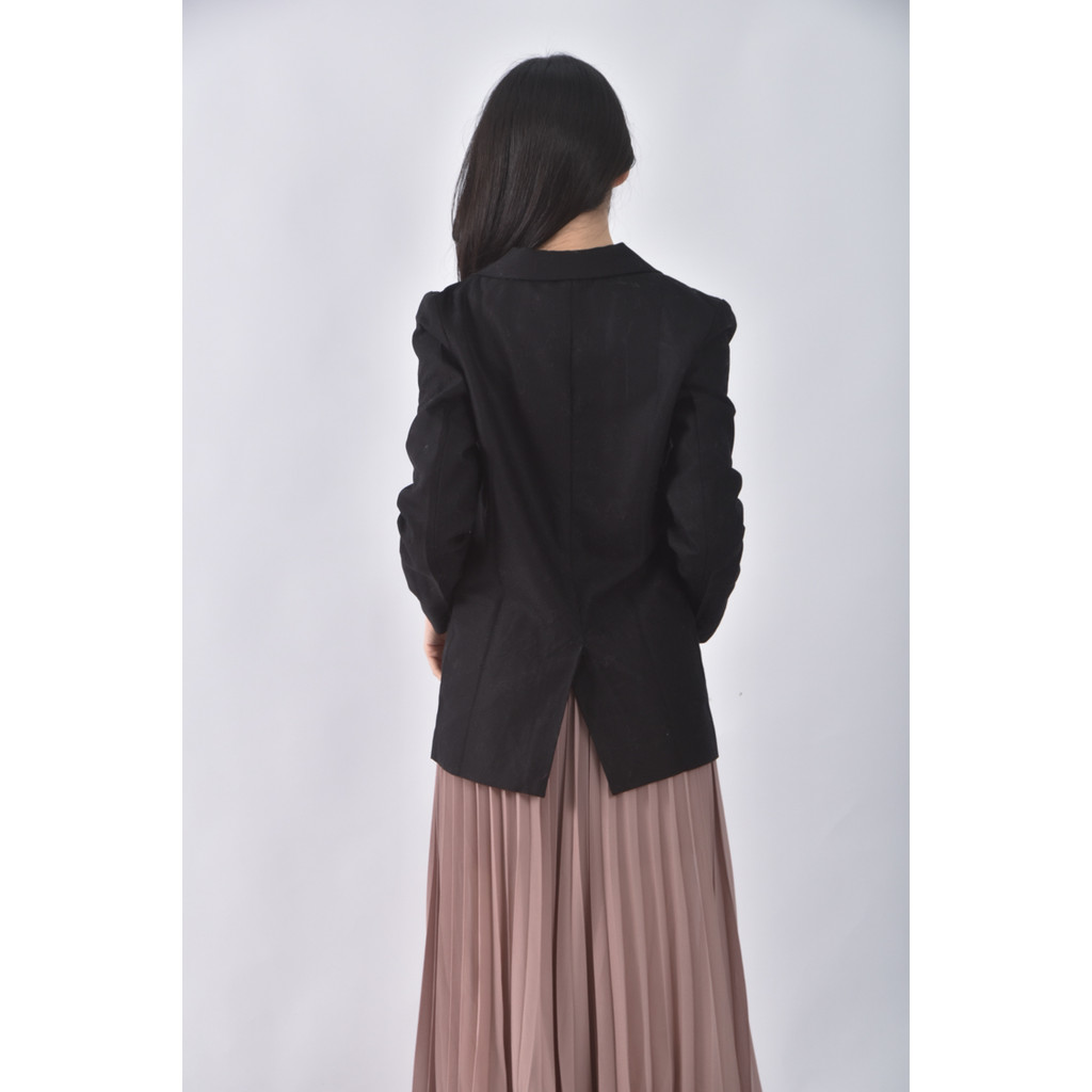 (S) fancy made西裝黑色外套二手衣, , large