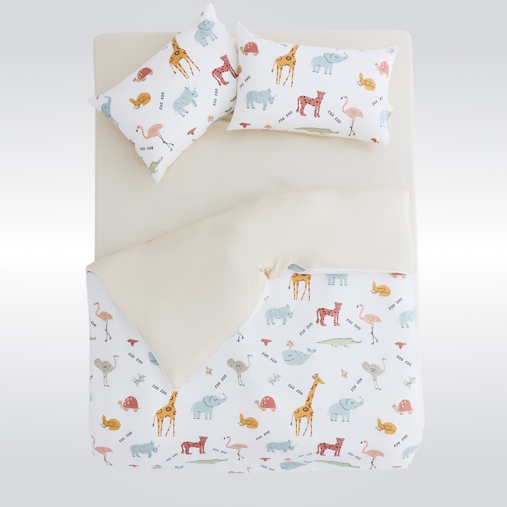 DOTDOT Lite - 『The Zoo』 床包枕套組/被套/涼被/寢具組, , large