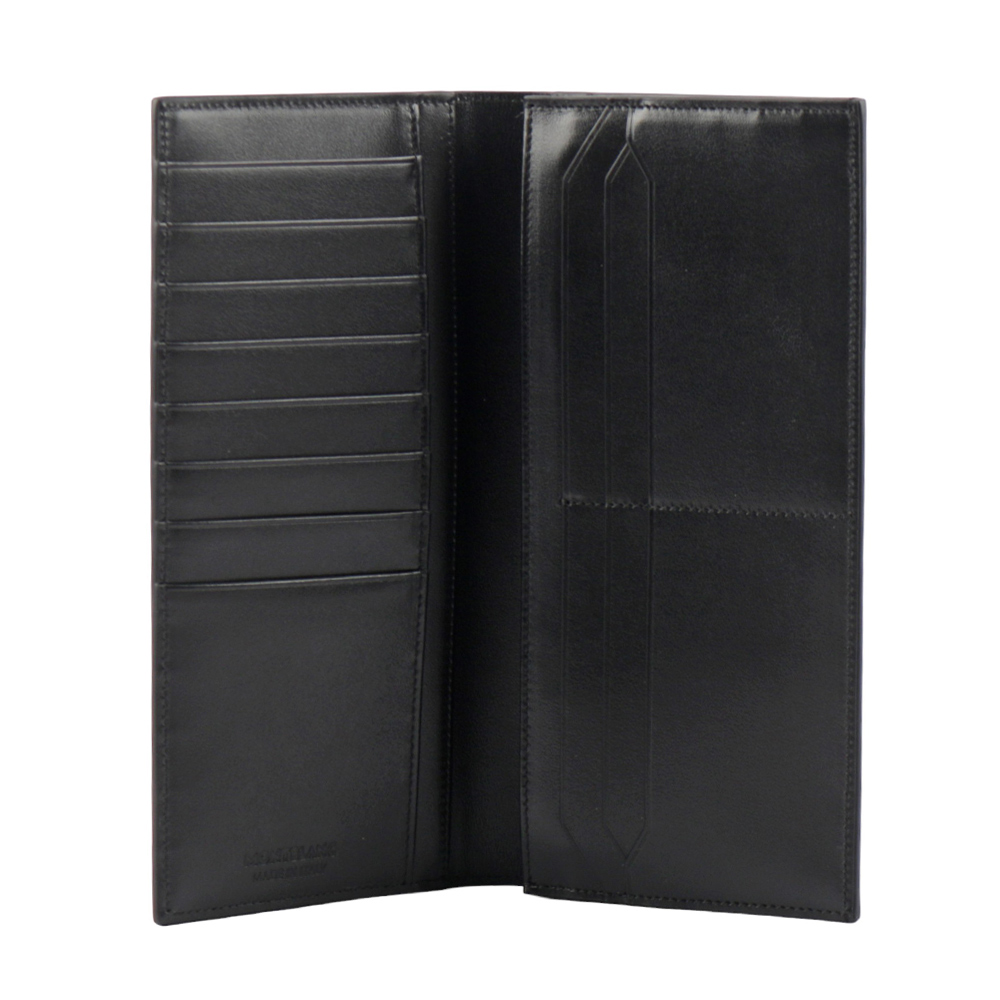 MONT BLANC Meisterstuck 大班系列平滑牛皮14卡對開長夾(黑色), , large