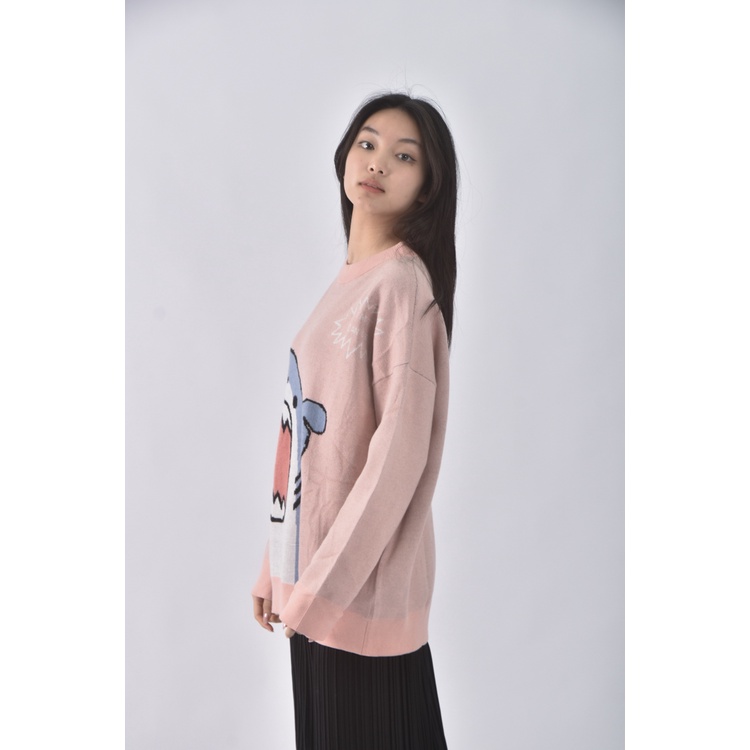 (XL) dean yoyo鯊魚粉色長袖上衣二手衣, , large