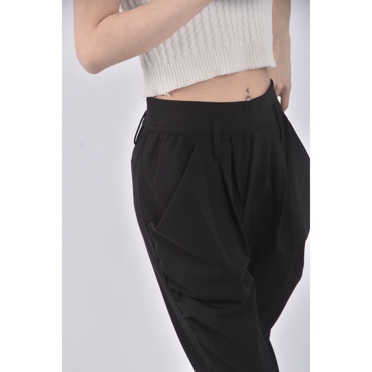 (S) xin siqian修身黑色長褲二手衣, , large