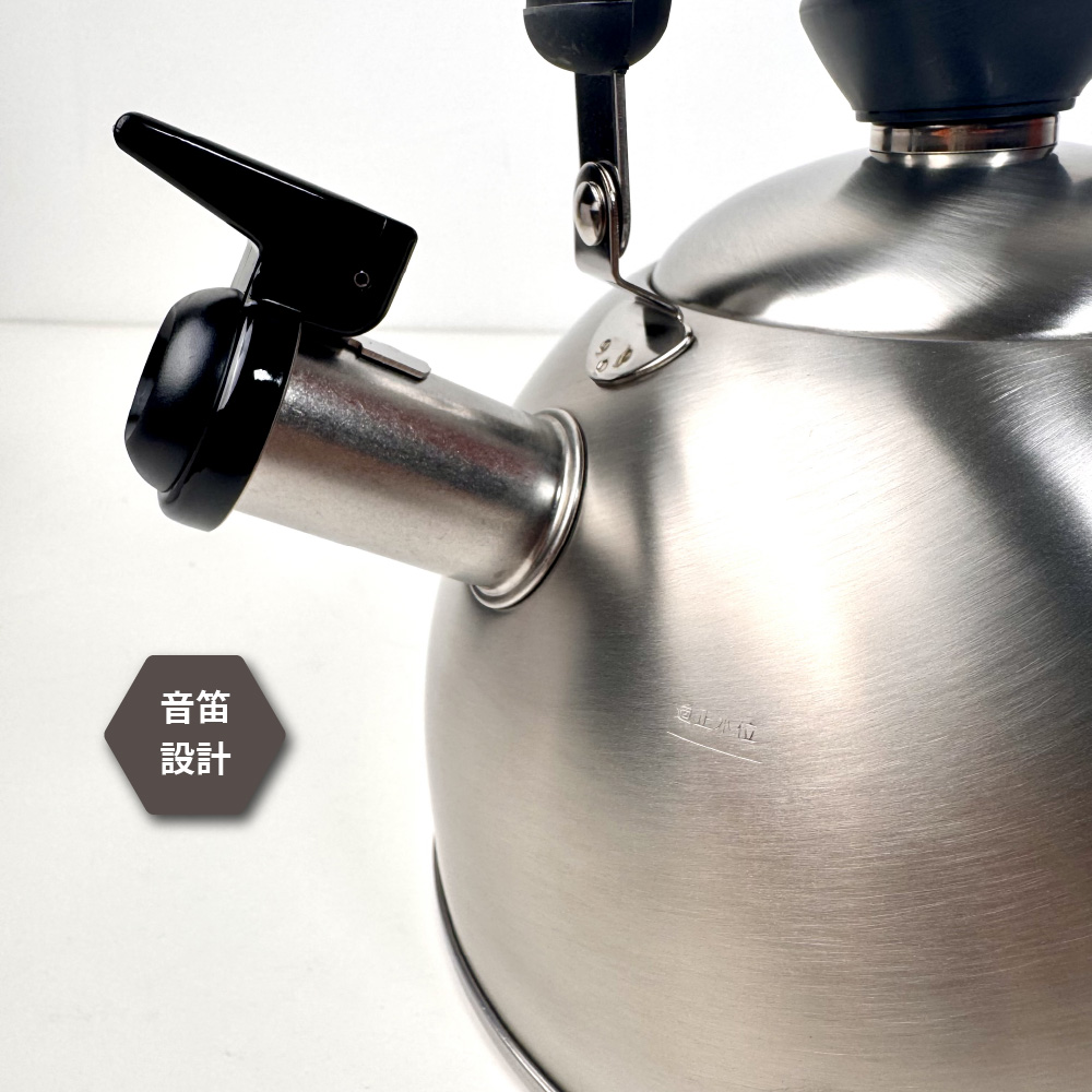 [燕人之匠 】燕三條 櫻吟 18-8  2.5L不銹鋼笛音壺, , large