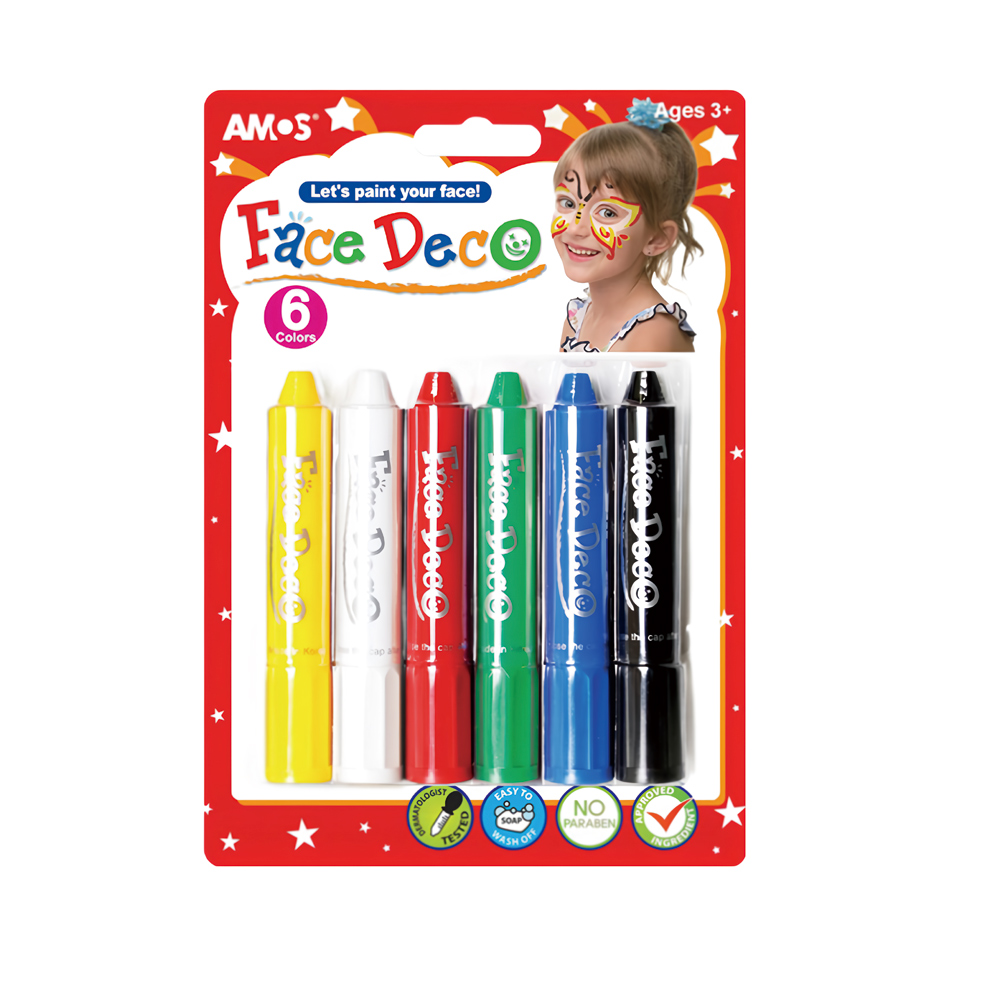 【韓國AMOS】6色人體彩繪筆 二款任選, , large