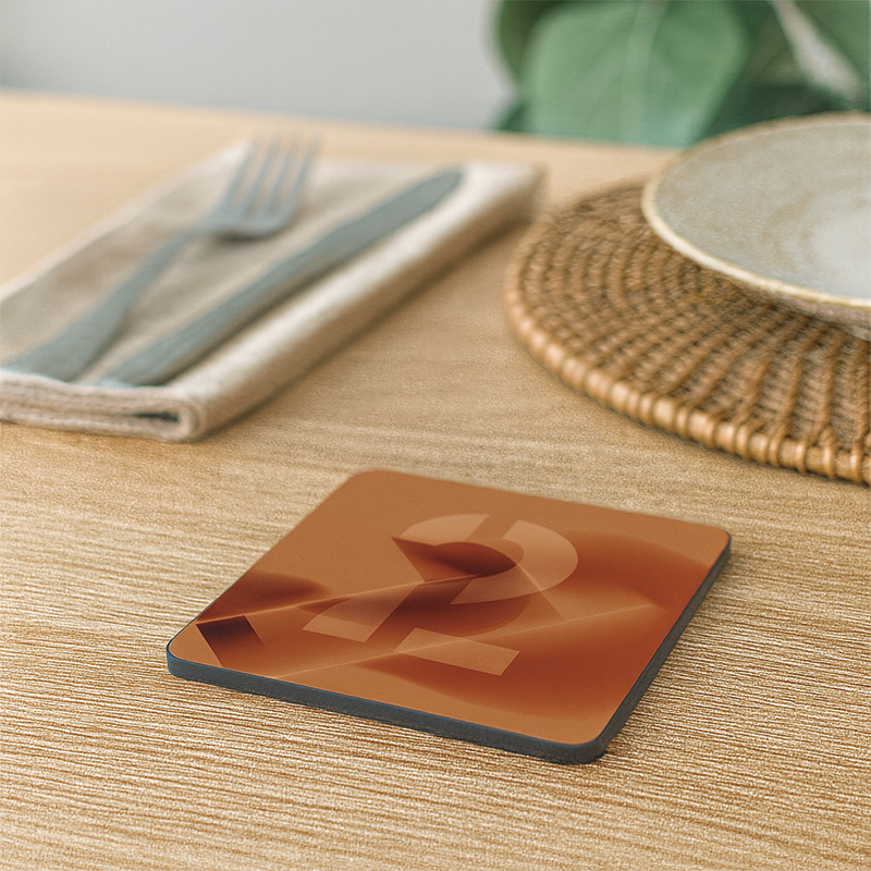 【Monster】 My Number Rhyme Soft Diatomaceous Earth Absorbent Coaster – Lucky Number Series (10x10cm) – 2, , large