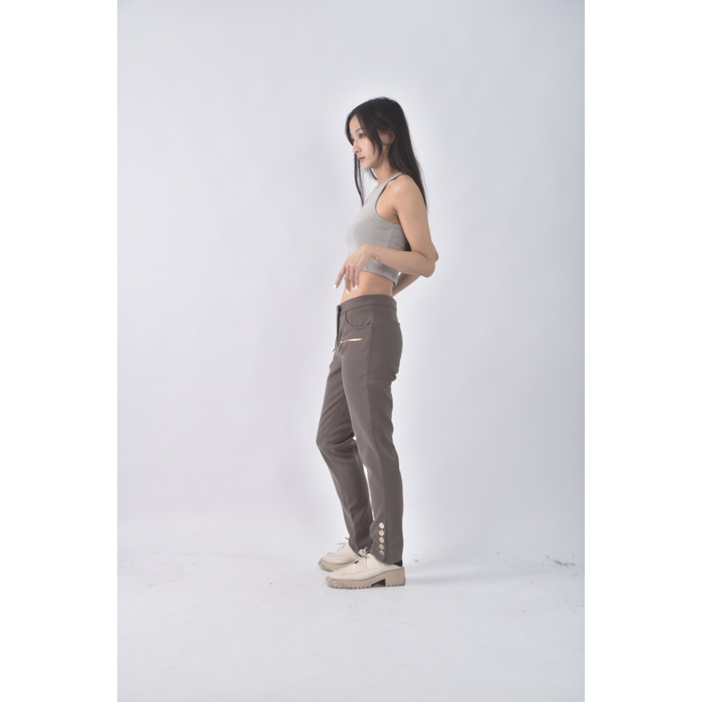 (2XL) roberta biagi綠色長褲二手衣, , large