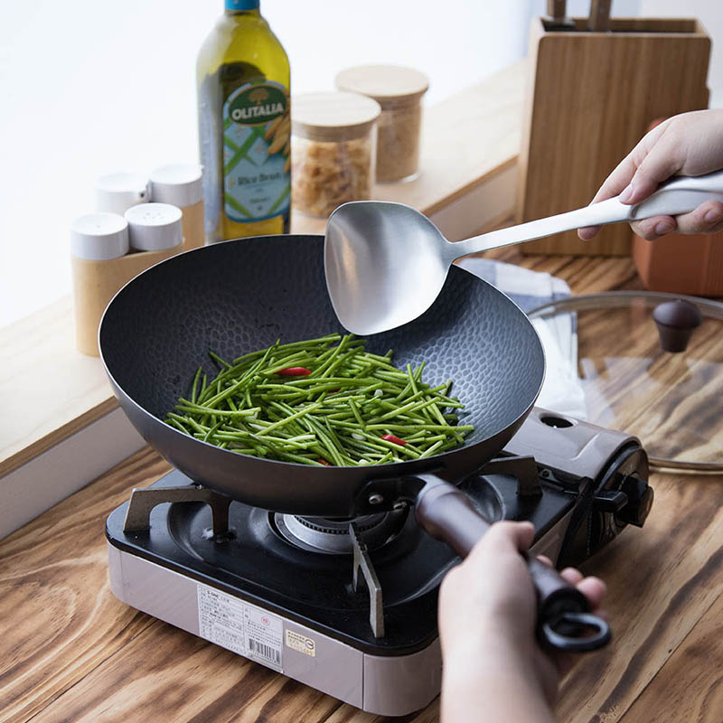 JIA Companion Carbon Steel Wok 30cm, , large