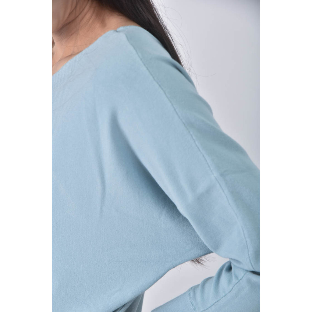 (S) jusglitty開衫藍色長袖上衣二手衣, , large