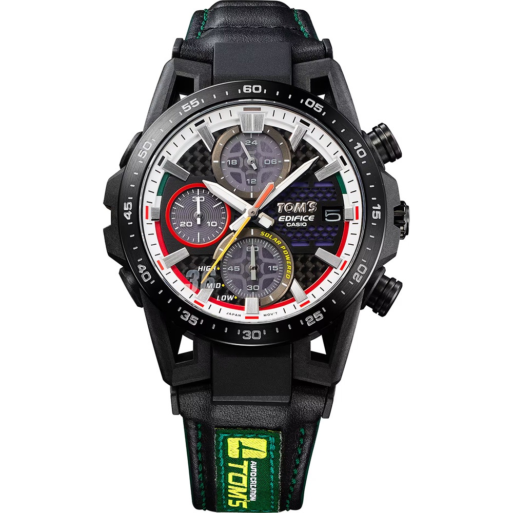 CASIO 卡西歐 EDIFICE TOM&rsquo;S 50 周年紀念版聯名太陽能手錶 EFS-S641TMS-1A, , large