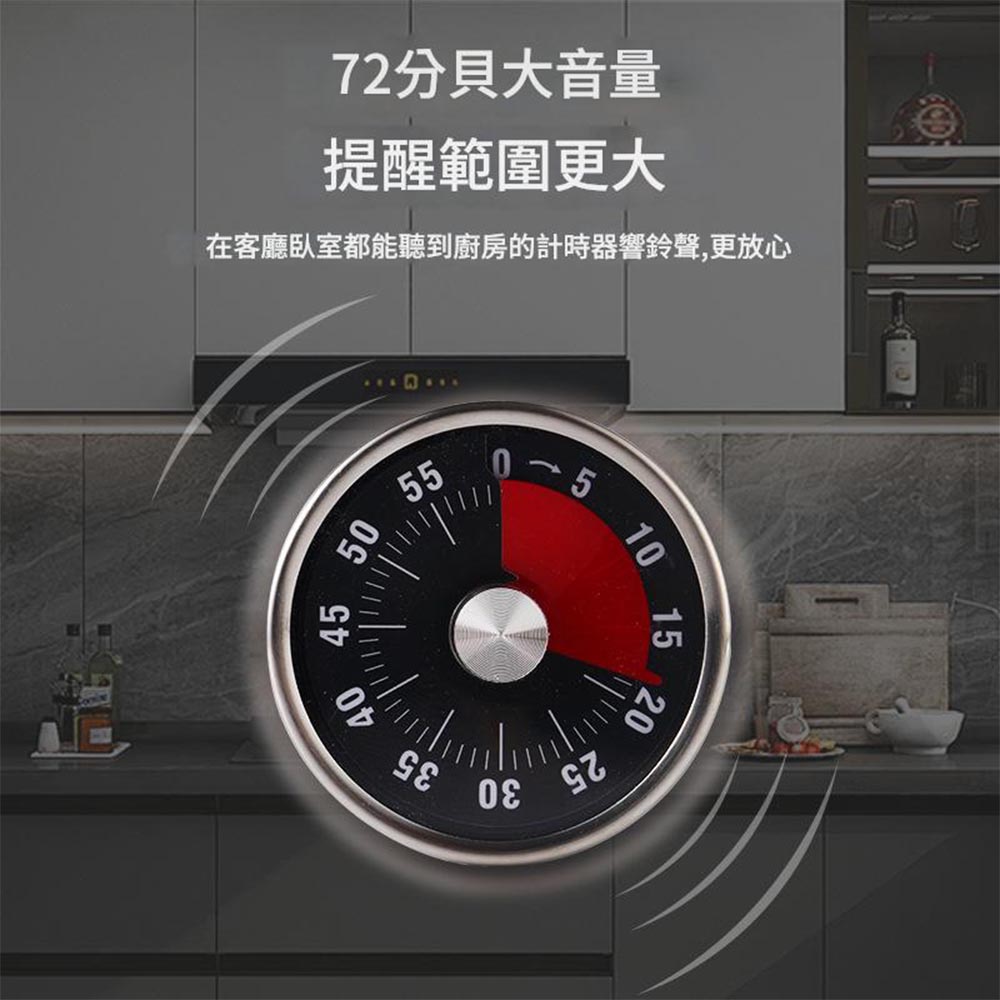 廚房磁吸計時器(白), , large