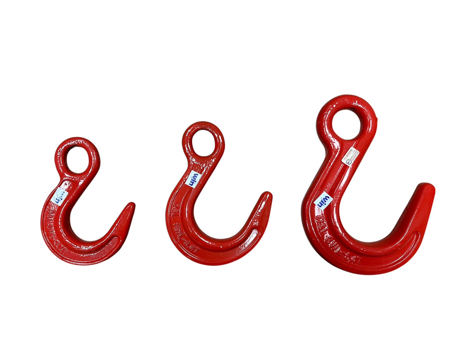 WIN五金 WIN  HU-5.4 大寬嘴鉤 安全吊鉤 貨櫃鉤 吊重鉤 起重吊鉤 眼型吊鉤 抓爪鉤 安全吊具, , large