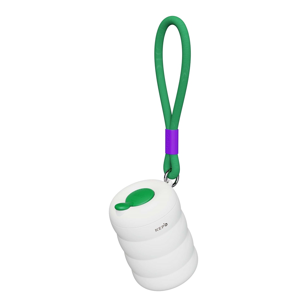 KEPO LQ 400ml KC001 POPO嘭嘭咖啡杯316不銹鋼內膽 白色, , large