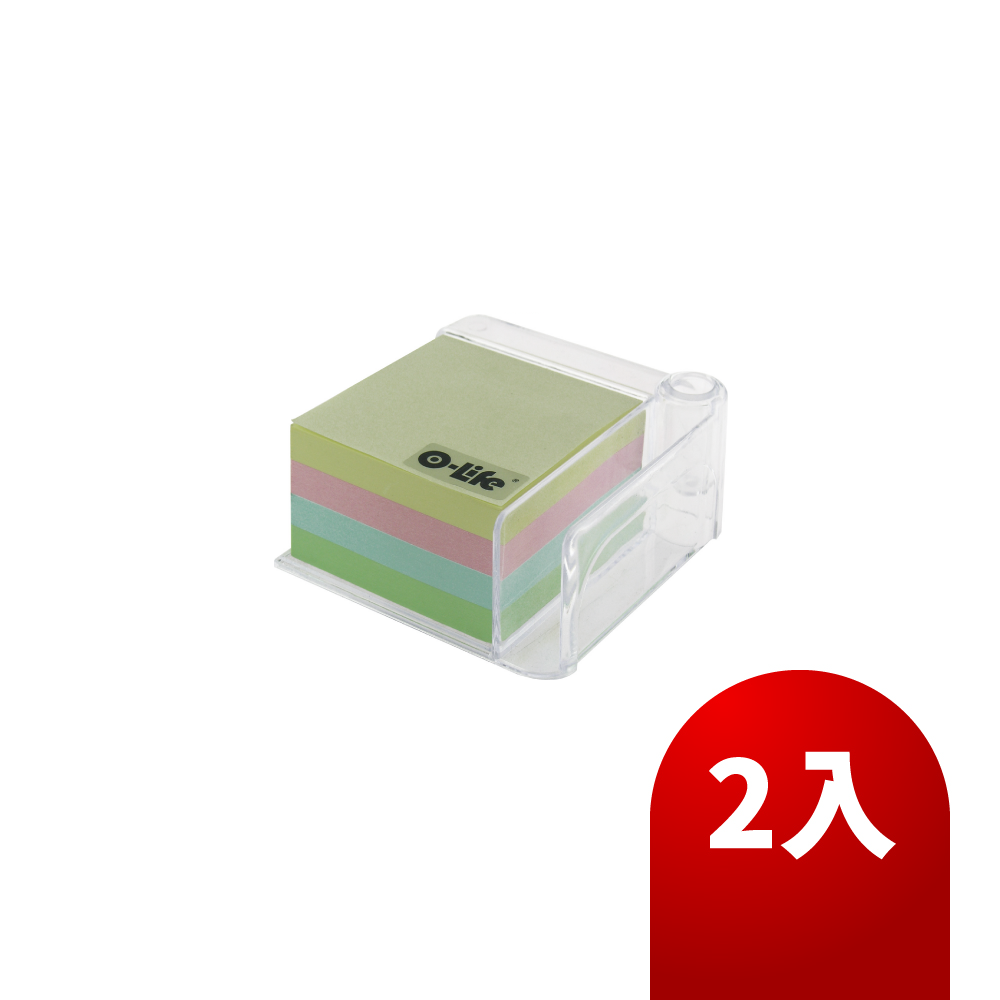 【O-Life】400-sheet color notepad - transparent, , large
