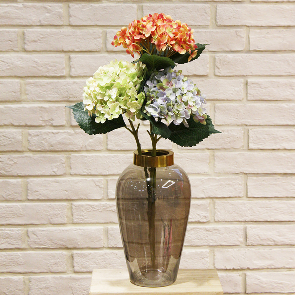 ARTIFICIAL HYDRANGEA SPARY-GREEN, , large