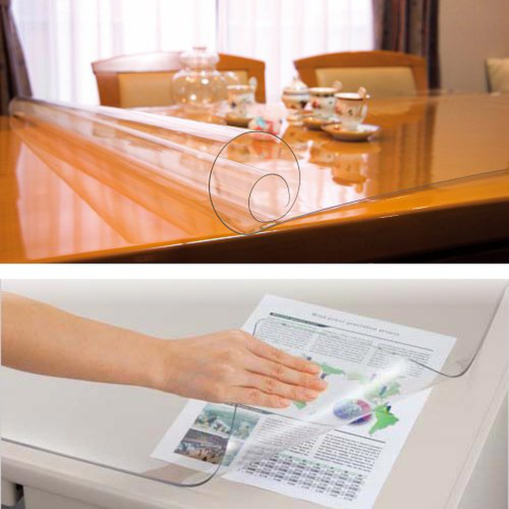 《C&B》DESK MAT透明桌墊 / 地墊 -100*60CM 外銷日本桌墊 台灣生產, , large