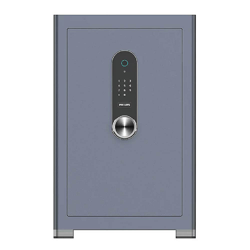 PHILIPS 飛利浦  智能 時尚智簡 存儲無憂 保險櫃 (指紋/密碼 /機械鑰匙) /台SBX601-8B-淡雅藍, , large