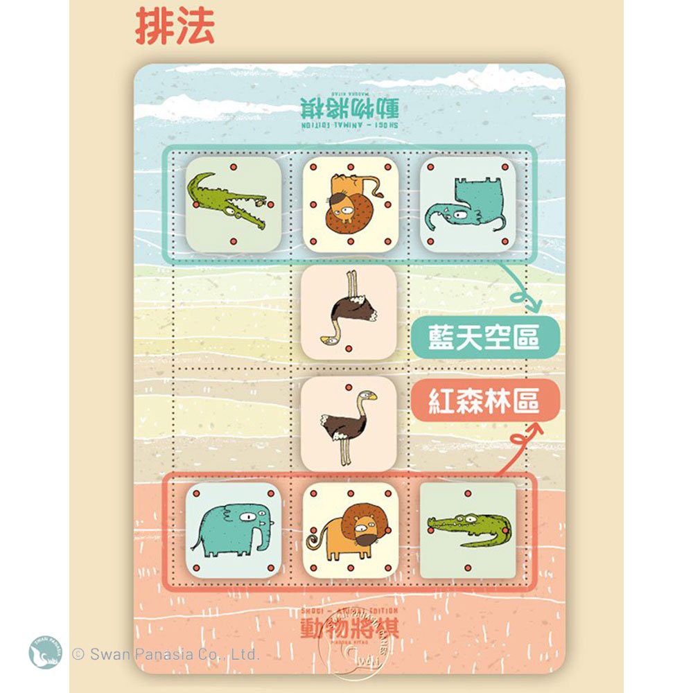 【新天鵝堡桌遊】動物將棋, , large