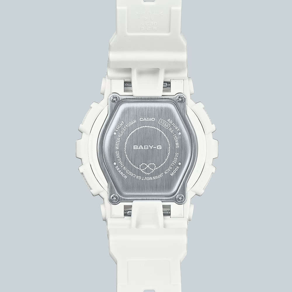 CASIO 卡西歐 Baby-G 金屬色雙顯手錶 BA-110XWS-7A, , large