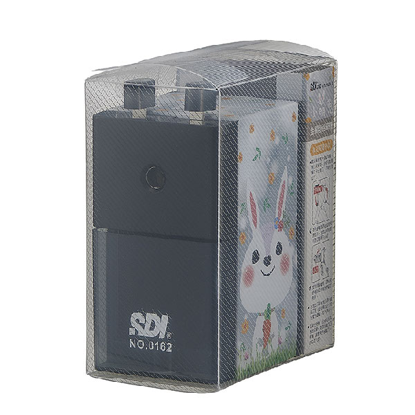 【SDI 手牌】萌動物系列 好學生 金屬削鉛筆機 削筆機 適用Φ8mm鉛筆 顏色隨機出貨 /台 0162P-X, , large