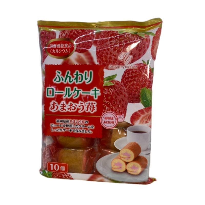 Strawberryy Swiss Roll, , large
