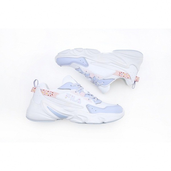 Kixpress-Fila HIDDEN TAPE 9 女 運動休閒鞋 厚底 白粉紫 [5-J929Y-159], , large