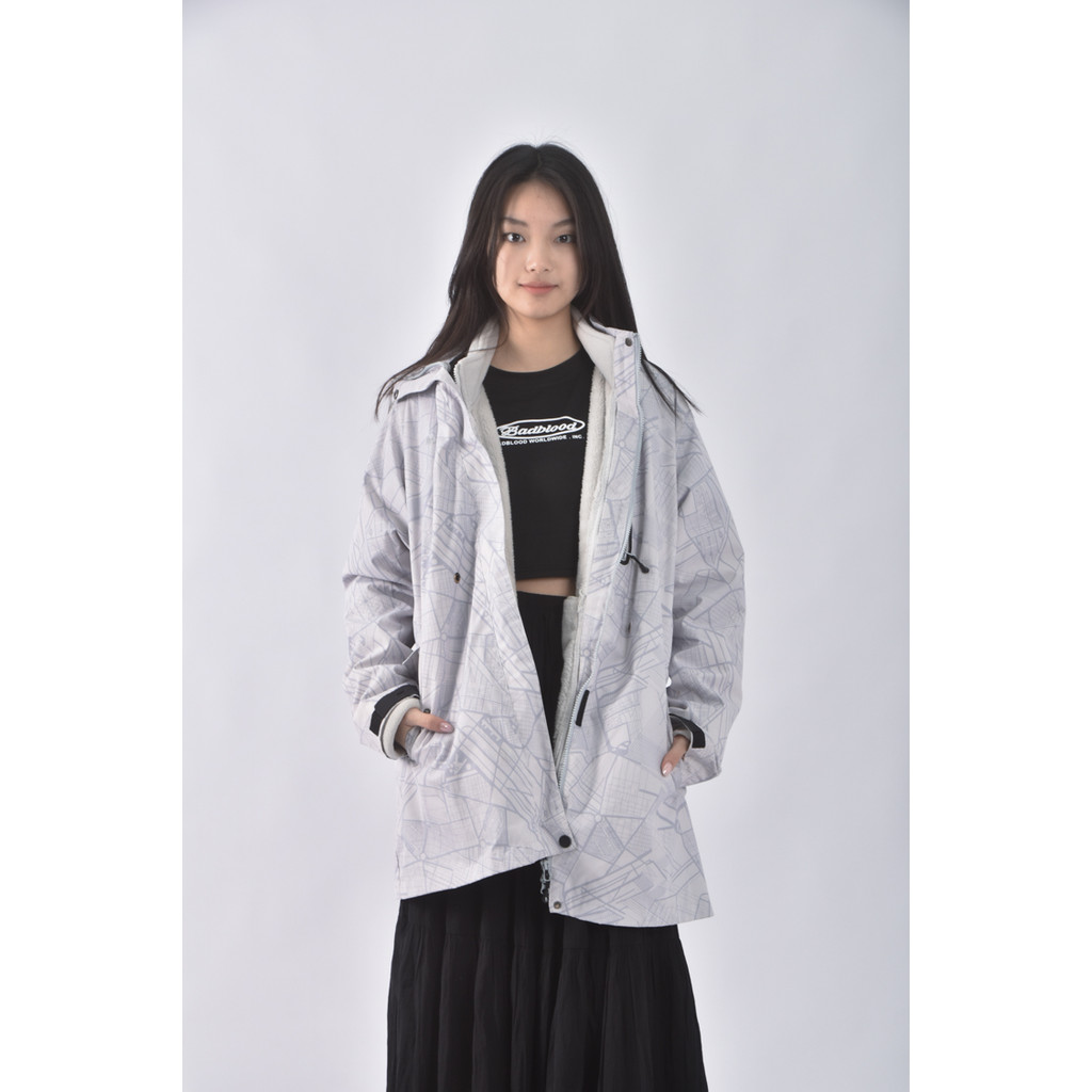 (XL) one boy兩件式灰色外套二手衣