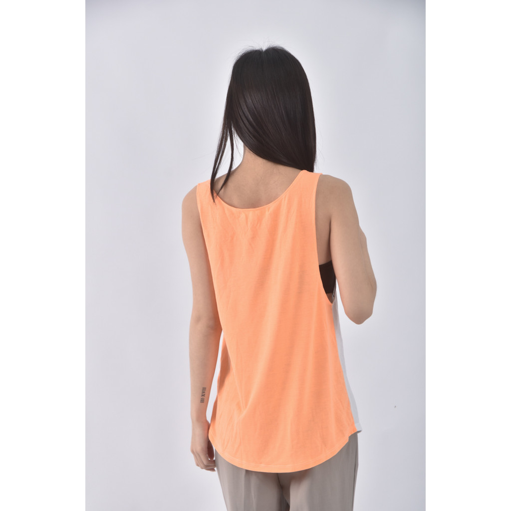 (F) spiral girl大圖橘色上衣二手衣, , large