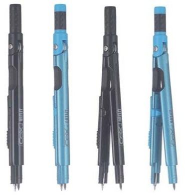 COX三燕  D-1160B自動鉛筆筆型圓規藍, , large