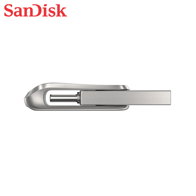 【SanDisk】Ultra Luxe 1TB 銀色 TYPE-C USB 3.2 雙用 OTG 旋轉隨身碟 讀取速度 400MB/s, , large