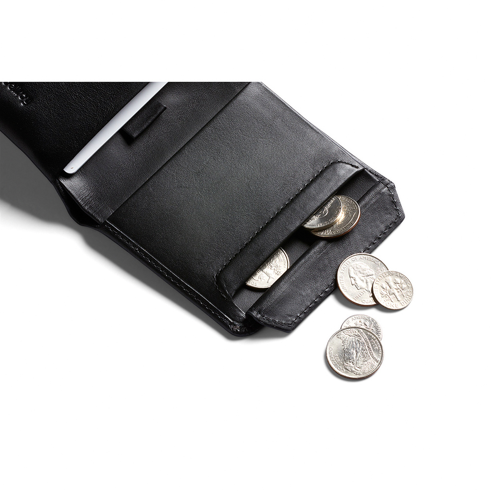 |快速出貨|Bellroy Coin 錢包 皮夾 短夾 卡夾 附零錢口袋 RFID防盜-黑, , large
