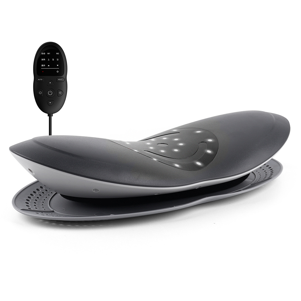 Lumbar Relief Massager / Full-Body Stretching Support / Black, , large