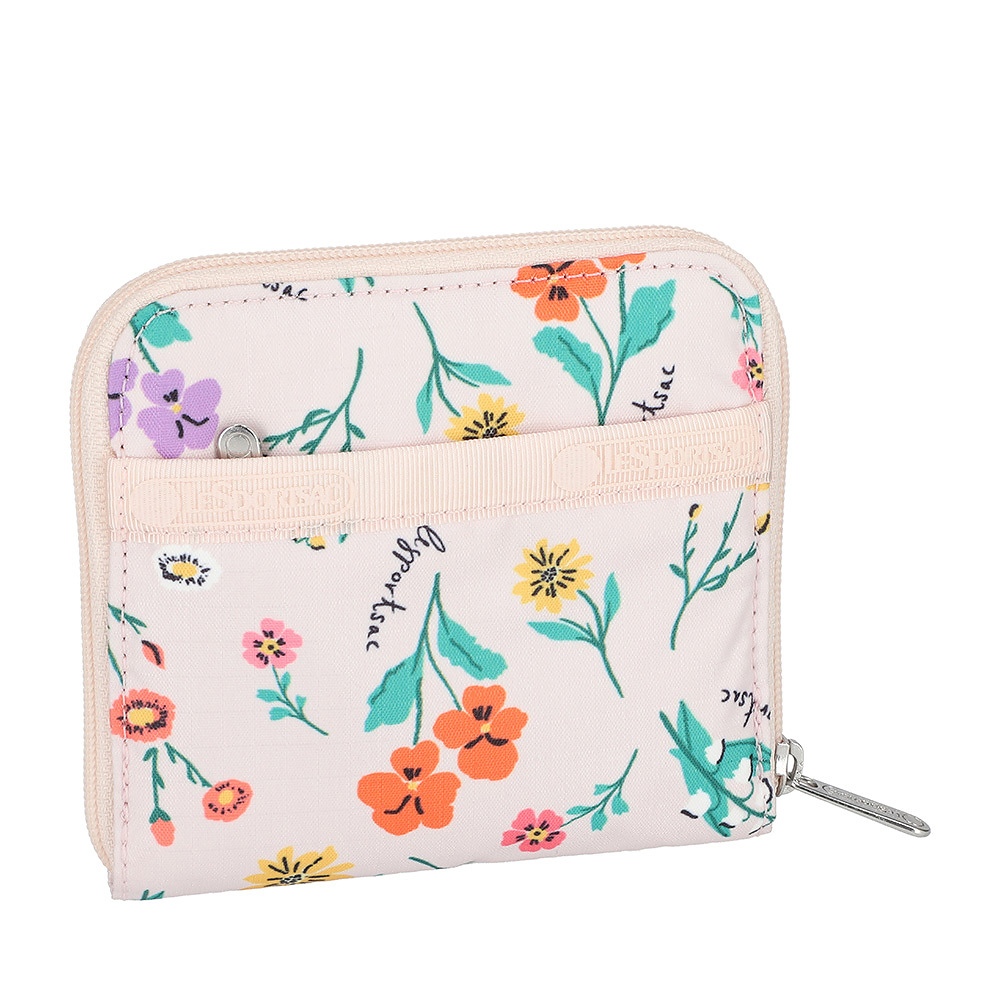 Lesportsac Compact Zip Wallet 簡約拉鍊短夾/ 輕舞野花, , large