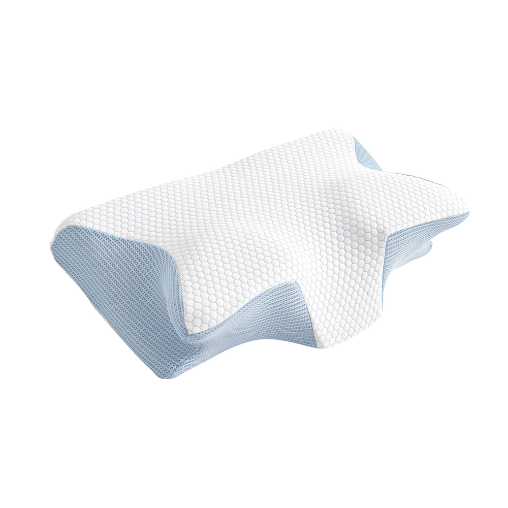  Pressure-relieving butterfly-shaped memory pillow, , large