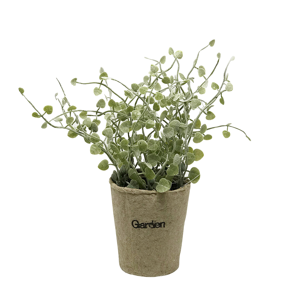 【YU Living】迷你仿真小清新綠色植物裝飾盆栽-愛之蔓