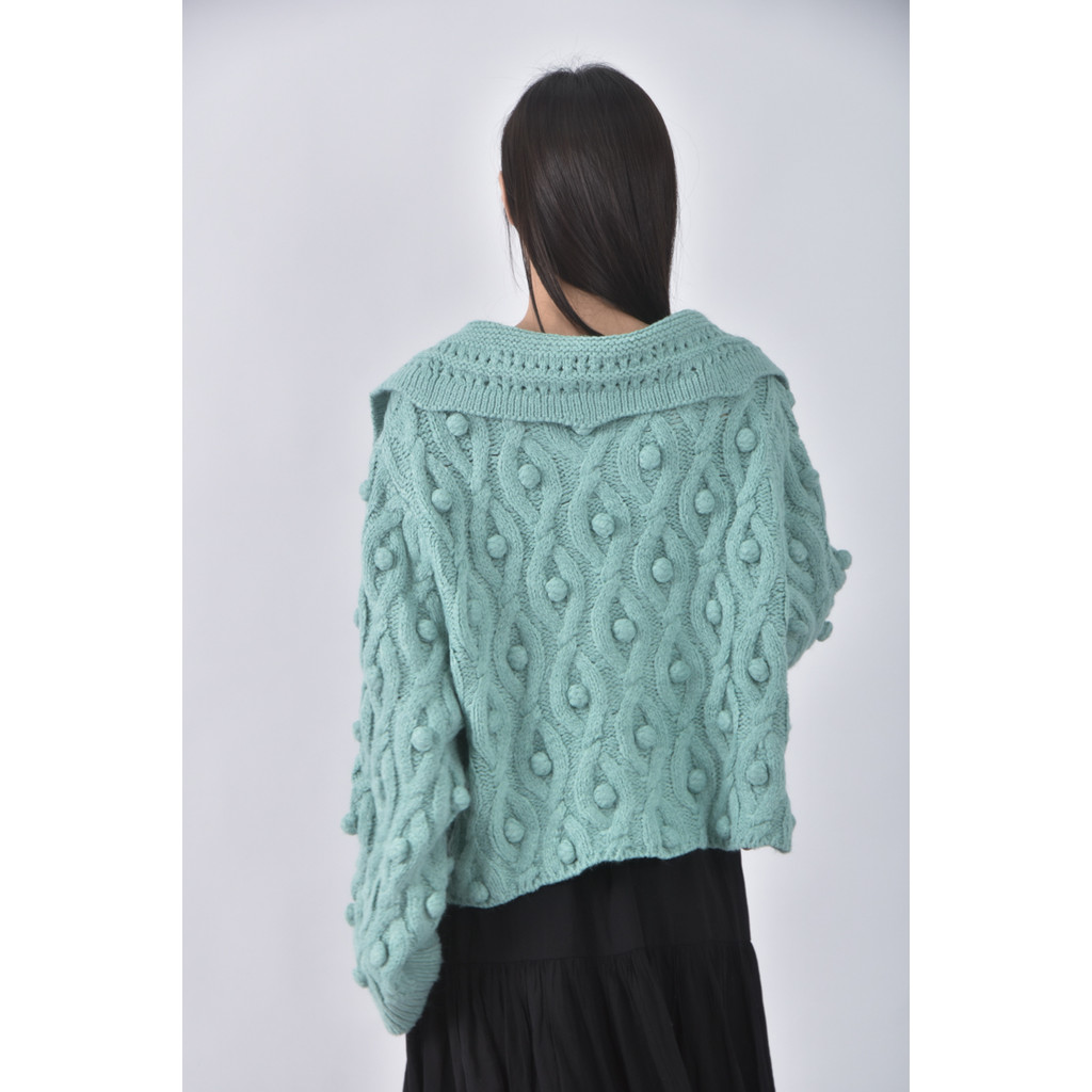 (XL) mercci22圓點綠色外套二手衣, , large